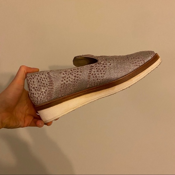 Free People Snake Eyes Metallic Slip On Loafer - Picture 11 of 12